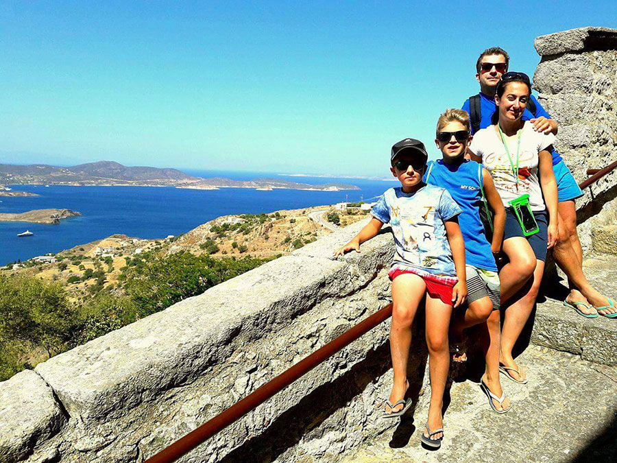 Luigi, Eleonora, Andrea e Lorenzo