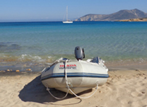 Vacanza crociera in barca a vela nell'isola greca di Koufonissi